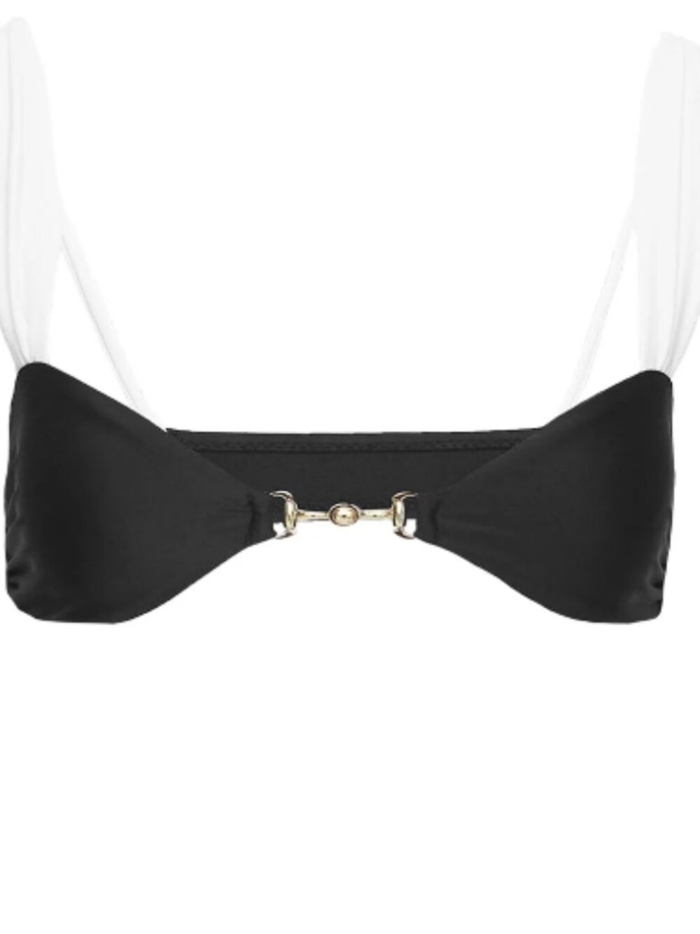 Princess Polly Siamese Triangle Bikini Top – Black & White – Size 4